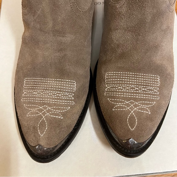 Golden Goose Young Boots in Tobacco Suede- Ice Leopard, Size 40 - Picture 5 of 12